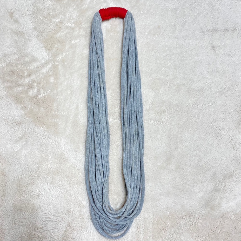Upcycled T-shirt necklace